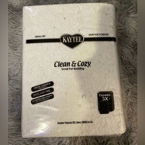 Large package Kaytee small pet bedding.